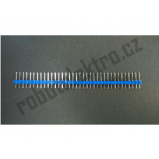 Konektorové kolíky 1x40 pinů, modré